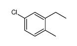 4-chloro-2-ethyl-1-methylbenzene结构式