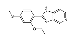 2-(2-ethoxy-4-methylsulfanylphenyl)-3H-imidazo[4,5-c]pyridine Structure