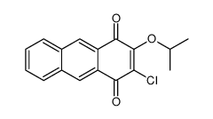 2-chloro-3-propan-2-yloxyanthracene-1,4-dione结构式