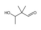 3-hydroxy-2,2-dimethylbutanal Structure