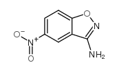 3-氨基-5-硝基-1,2-苯并异噁唑结构式