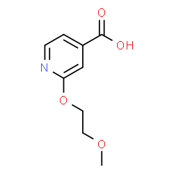 2-(2-methoxyethoxy)pyridine-4-carboxylic acid Structure