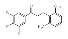 3-(2,6-DIMETHYLPHENYL)-3',4',5'-TRIFLUOROPROPIOPHENONE Structure