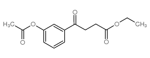 ETHYL 4-(3-ACETOXYPHENYL)-4-OXOBUTYRATE structure