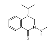 1-Isopropyl-3-methylamino-2,3-dihydro-1H-quinazoline-4-thione结构式