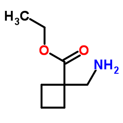 Ethyl 1-(aminomethyl)cyclobutanecarboxylate Structure