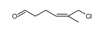 4-Hexenal, 6-chloro-5-methyl-, (Z) Structure