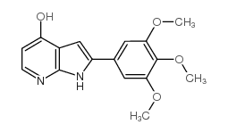 1H-PYRROLO[2,3-B]PYRIDIN-4-OL, 2-(3,4,5-TRIMETHOXYPHENYL)- picture