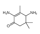 2,4-diamino-3,5,5-trimethylcyclohex-2-en-1-one Structure