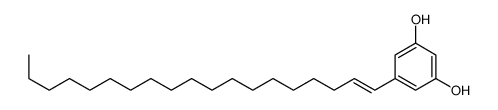 5-(n-nonadecenyl)resorcinol Structure