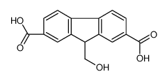 9-(hydroxymethyl)-9H-fluorene-2,7-dicarboxylic acid structure