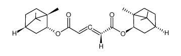 (R)-(-)-[bis-(1S)-(-)-bornyl] 2,3-pentadienedioate Structure