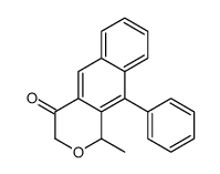 1-methyl-10-phenyl-1H-benzo[g]isochromen-4-one结构式