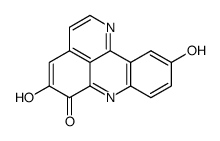 5,10-Dihydroxy-1,7-diaza-6H-benz[de]anthracen-6-one结构式