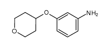 3-((tetrahydro-2H-pyran-4-yl)oxy)aniline结构式