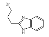 2-(3-溴丙基)苯并咪唑结构式