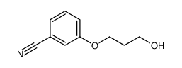 3-(3-hydroxypropoxy)benzonitrile Structure