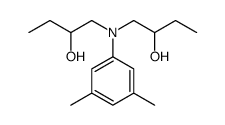 1-[N-(2-hydroxybutyl)-3,5-dimethylanilino]butan-2-ol结构式