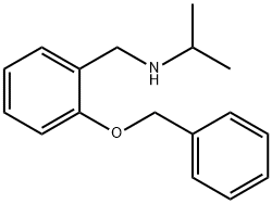 {[2-(benzyloxy)phenyl]methyl}(propan-2-yl)amine structure