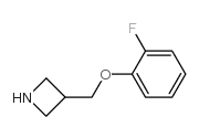 3-(2-Fluoro-phenoxymethyl)-azetidine Structure