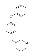 3-[(4-phenoxyphenyl)methyl]piperidine Structure