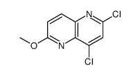 2,4-Dichloro-6-methoxy-1,5-naphthyridine Structure