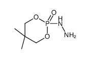(5,5-dimethyl-2-oxo-1,3,2λ5-dioxaphosphinan-2-yl)hydrazine Structure