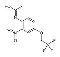N-[2-nitro-4-(2,2,2-trifluoroethoxy)phenyl]acetamide Structure
