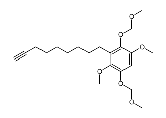 9-(2,5-dimethoxy-3,6-dimethoxymethyloxyphenyl)nonana-1-yne Structure