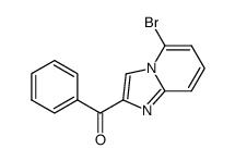 (5-bromoimidazo[1,2-a]pyridin-2-yl)(phenyl)methanone Structure