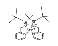 manganese(II) bis[(2-pyridylmethyl)(tert-butyldimethylsilyl)amide] Structure