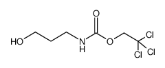 2,2,2-trichloroethyl 3-hydroxypropylcarbamate Structure