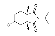 (+-)-5-chloro-2-isopropyl-(3ar,7ac)-3a,4,7,7a-tetrahydro-isoindole-1,3-dione结构式
