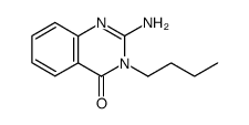 2‐amino‐3‐n-butyl‐4‐oxo‐3,4‐dihydro‐quinazoline结构式