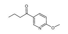 1-(6-methoxypyridin-3-yl)butan-1-one Structure