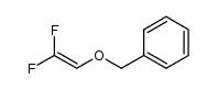 1-benzyloxy-2,2-difluoroethene结构式