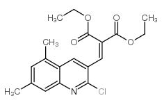 2-CHLORO-5,7-DIMETHYL-3-(2,2-DIETHOXYCARBONYL)VINYLQUINOLINE picture