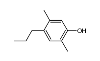 4-n-Propyl-2,5-dimethylphenol结构式