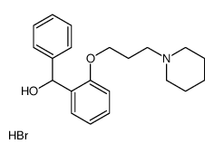 phenyl-[2-(3-piperidin-1-ylpropoxy)phenyl]methanol,hydrobromide Structure