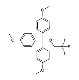 4,4',4''-trimethoxytrityl 2,2,2-trifluoroethyl ether Structure