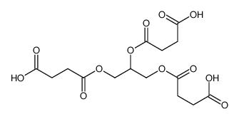 4-[2,3-bis(3-carboxypropanoyloxy)propoxy]-4-oxobutanoic acid结构式