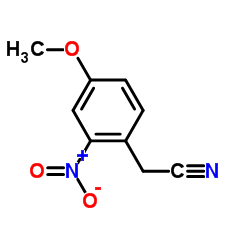 2-(4-Methoxy-2-nitrophenyl)acetonitrile Structure