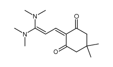 2-(3,3-bis(dimethylamino)allylidene)-5,5-dimethylcyclohexane-1,3-dione结构式
