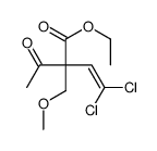 ethyl 2-acetyl-4,4-dichloro-2-(methoxymethyl)but-3-enoate Structure