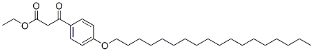 p-Stearyloxybenzoylacetic acid ethyl ester structure