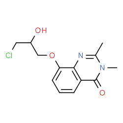 4(3H)-Quinazolinone,8-(3-chloro-2-hydroxypropoxy)-2,3-dimethyl-结构式