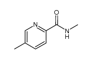 2-Pyridinecarboxamide,N,5-dimethyl-(9CI)结构式