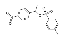 Toluene-4-sulfonic acid 1-(4-nitro-phenyl)-ethyl ester结构式