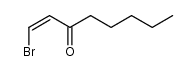 (Z)-1-bromooct-1-en-3-one Structure