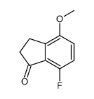 7-Fluoro-4-methoxy-1-indanone structure